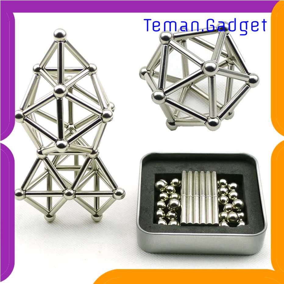 TG-MA ZY Mainan Magnetik Steel Metalic Stick and Bucky Balls - 005