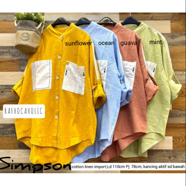 Tunik/kemeja dg style unik simpson laqos