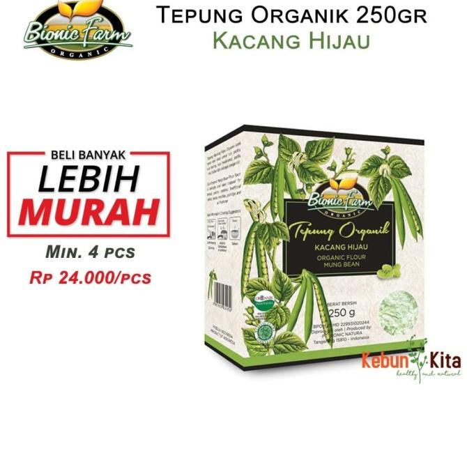 

[[COD]] Tepung Kacang Hijau Organik 250gr ( Organic Flour ) KOMPLIT Kode 686