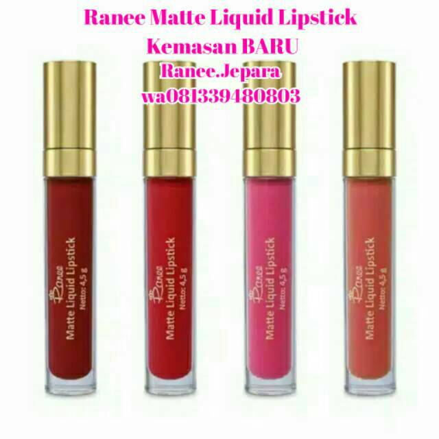 Ranee Matte Liquid Lipstik