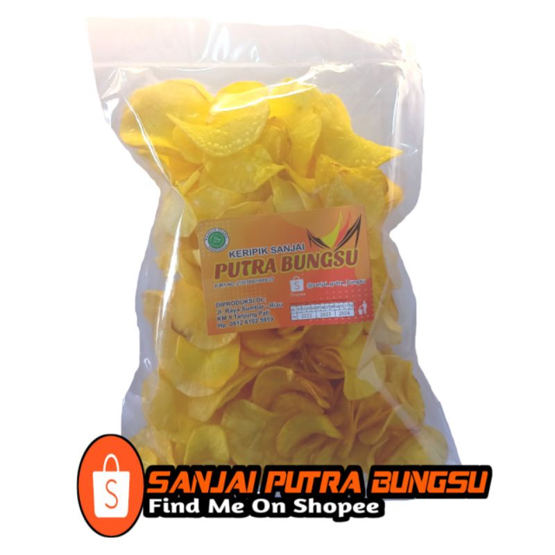 

Kripik Singkong Asin Khas Padang Netto 250Gram