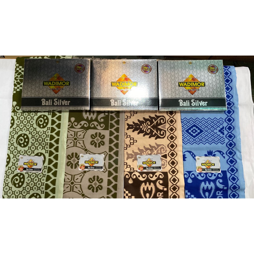Sarung Wadimor Bali Silver 100% Cotton