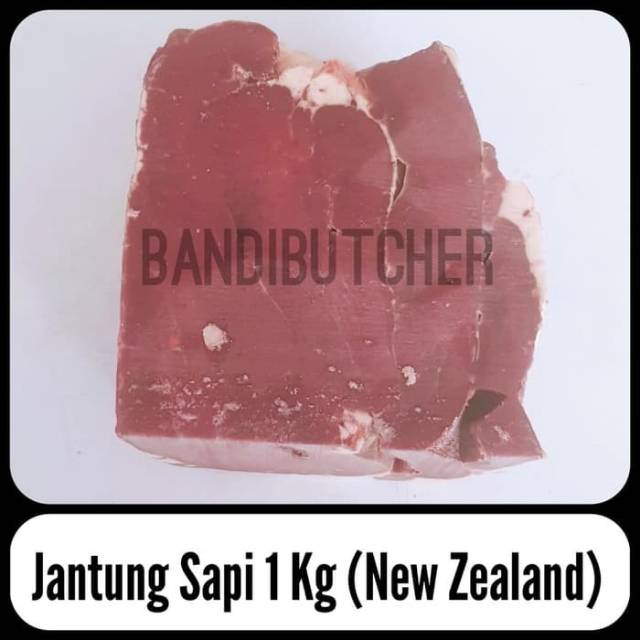 Jantung sapi - Beef Heart Frozen - Jeroan Jantung Sapi New Zealand