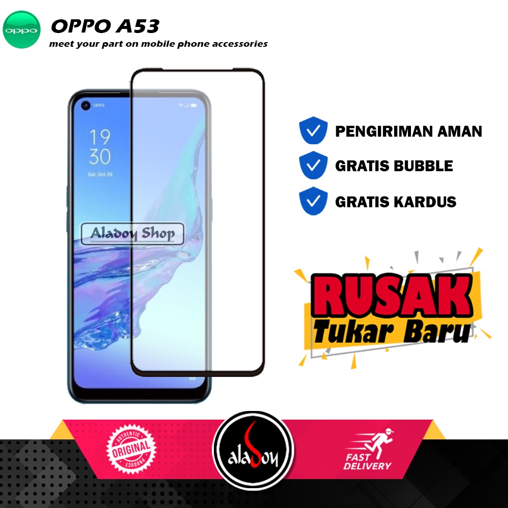 Tempered Glass Oppo A53 Anti Gores Layar Screen Protector