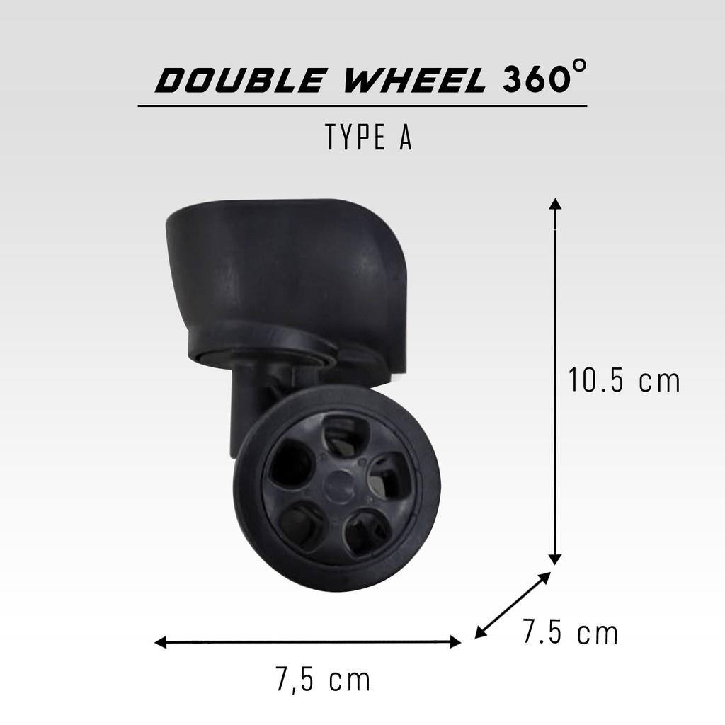 Part Koper : Roda 360 derajat  Tipe A