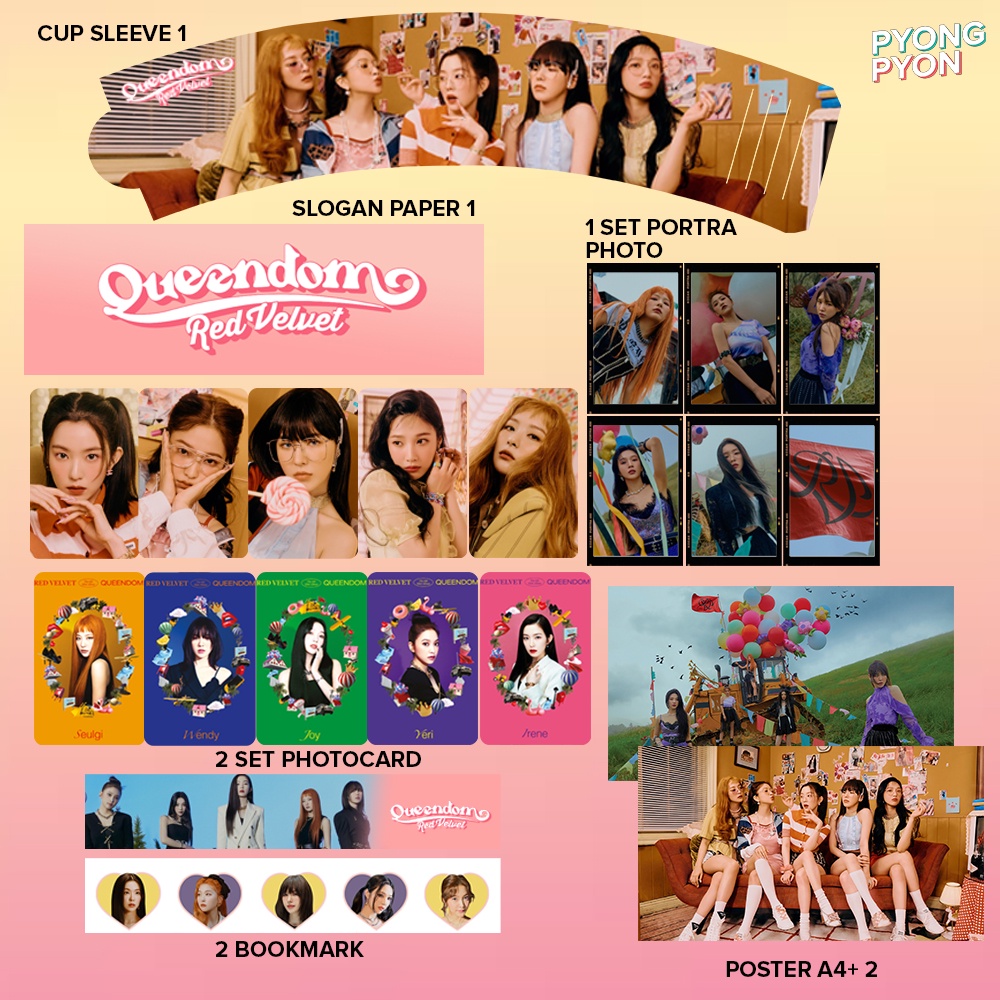[READY STOCK] FANKIT RED VELVET QUEENDOM