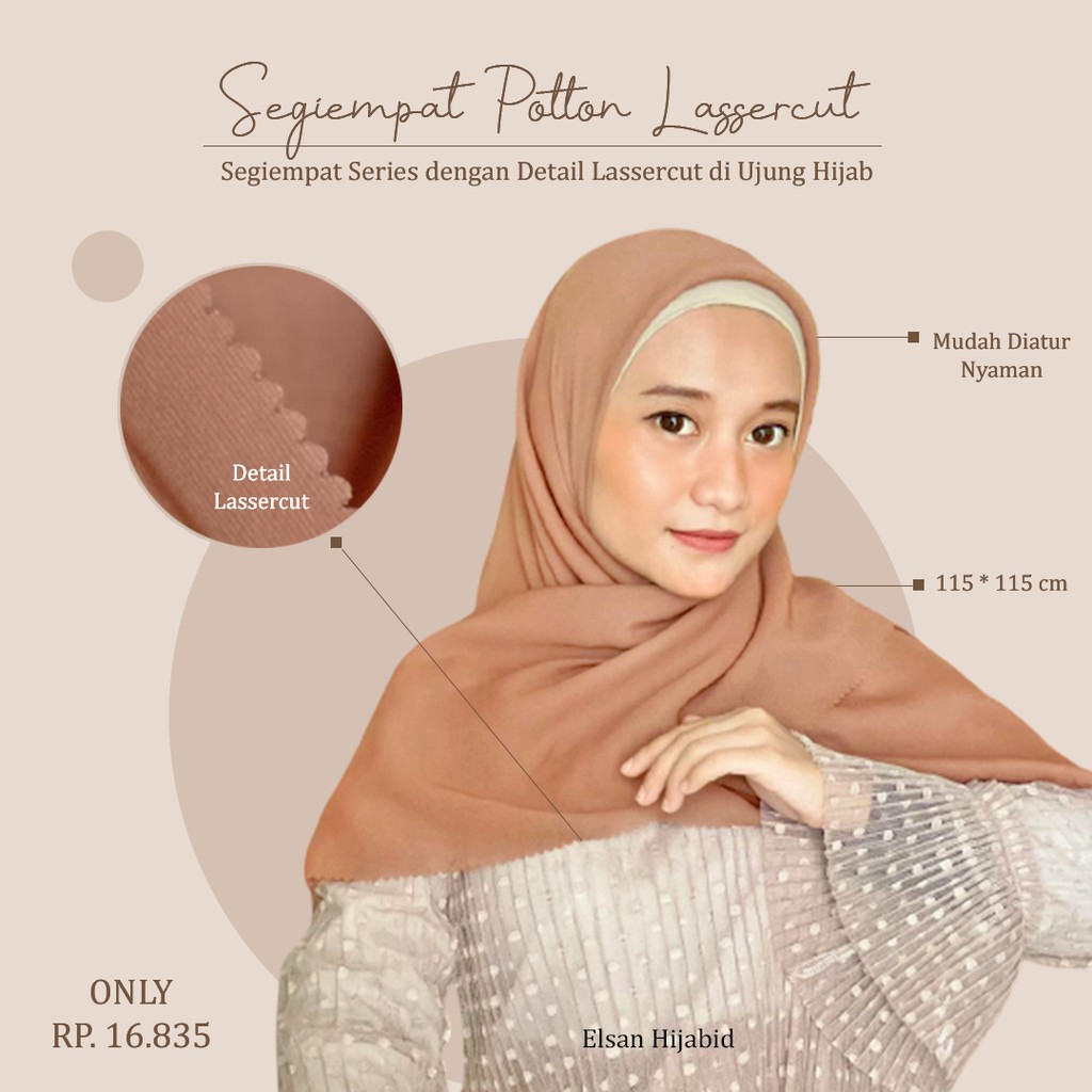 Segiempat Potton Lassercut