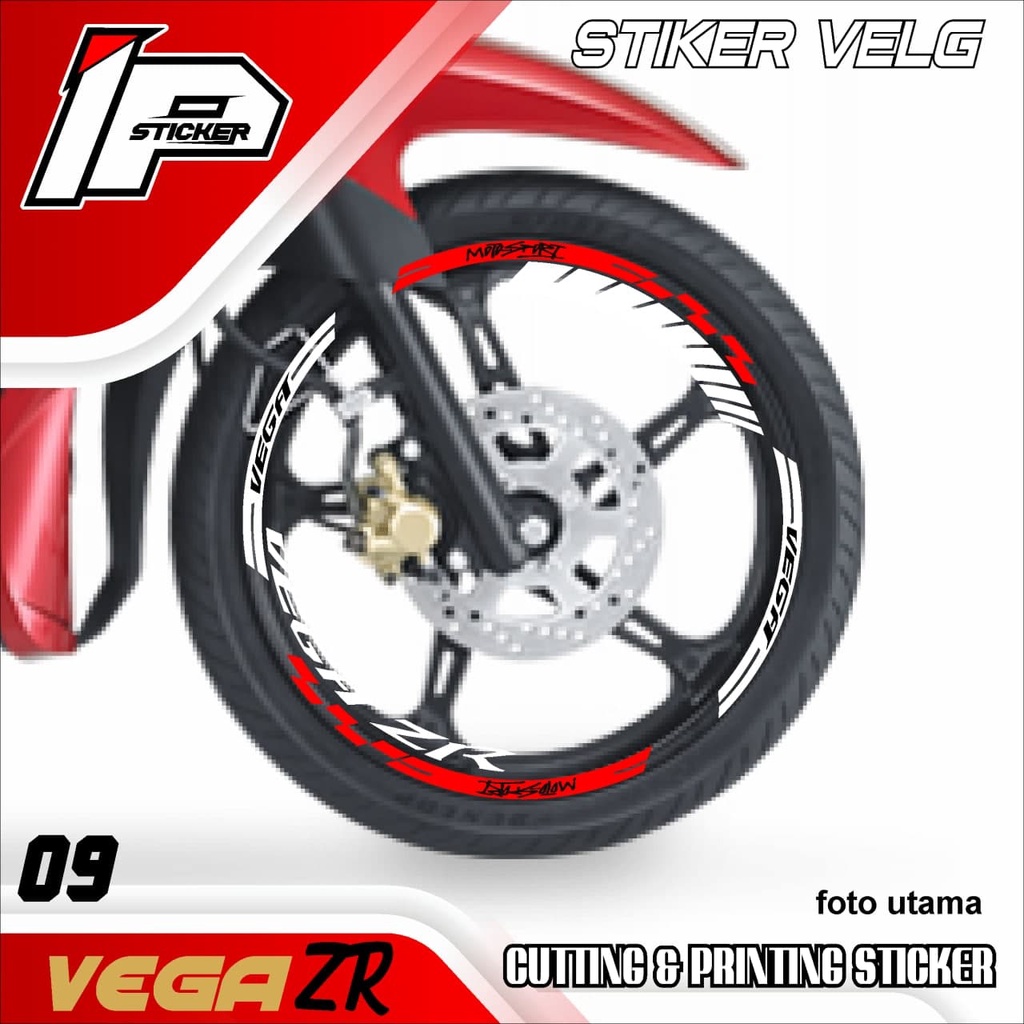 (COD) CUTTING STICKER VELG VEGA ZR - CUTTING VELG MOTOR VEGA ZR.09