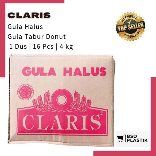 

Gula Tabur Gula Donat Gula Halus Claris Gula Halus Donut Gula Tabur Donut @250 gram 1 dus isi 16 Pcs