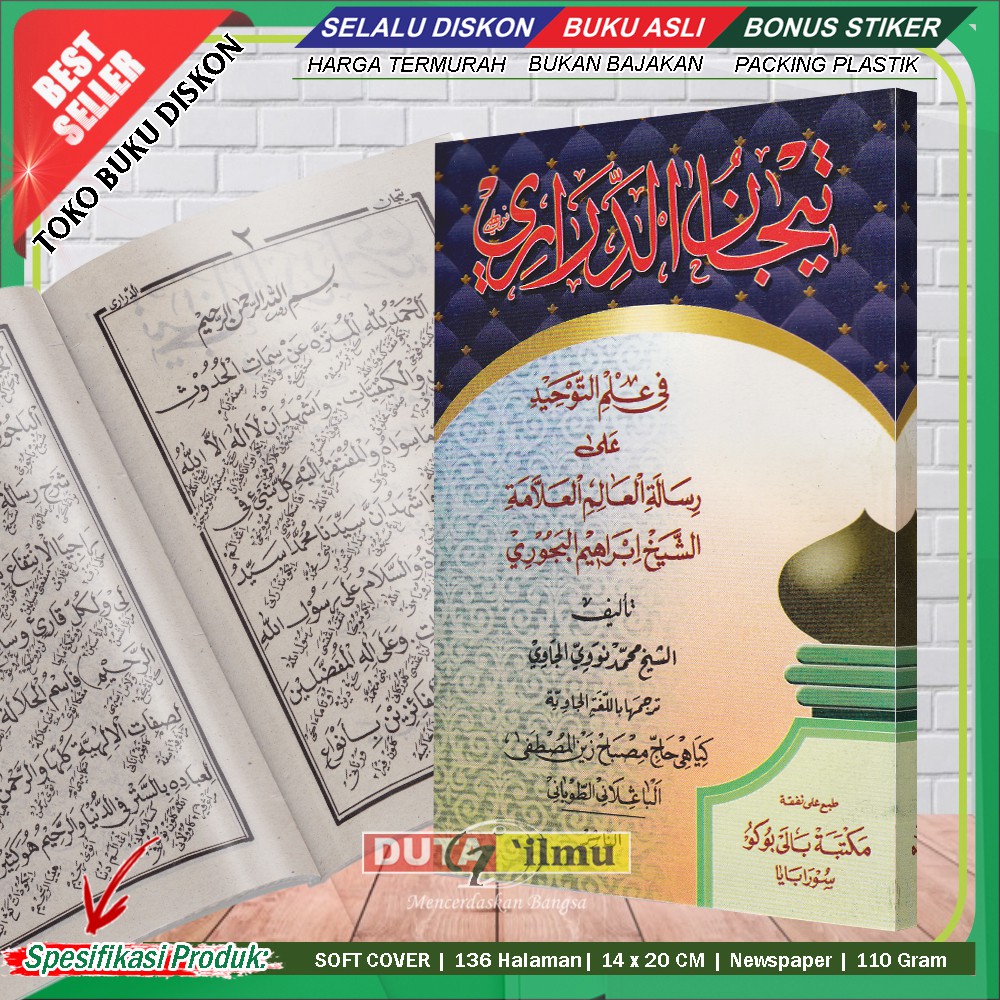 Kitab TIJAN AD DARORI Makna Gantung Jawa Pegon Shopee