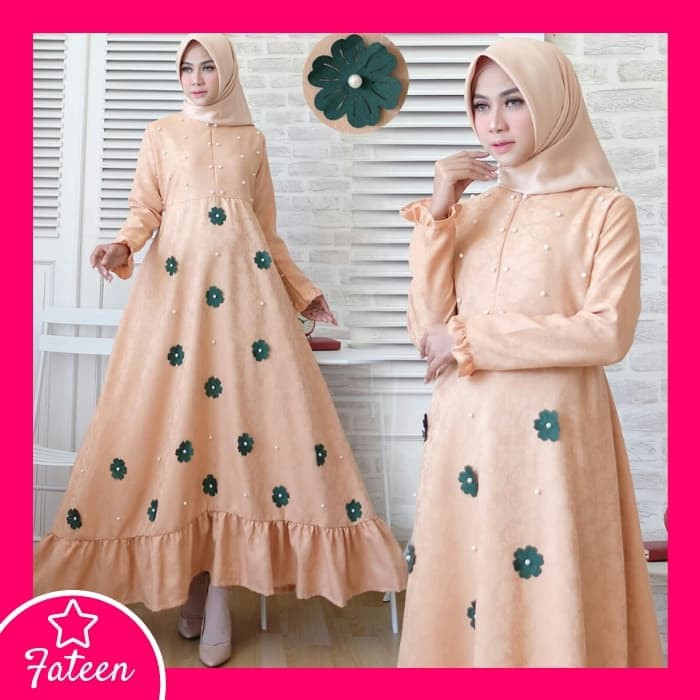 Baju Gamis Syari Terbaru 407- Gamis Muslimah Modern 407 - Hitam