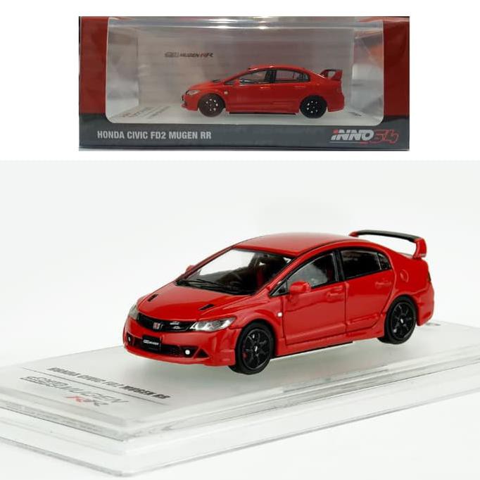 Inno 1/64 Honda Civic FD2 Mugen RR Red TERBARU