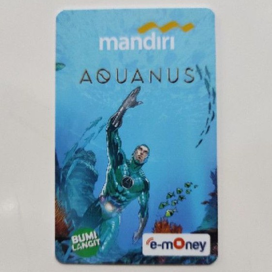 Mandiri eMoney Lokal Heroes - AQUANUS ORI /Like eTOLL Tapcash Flazz or Brizzi