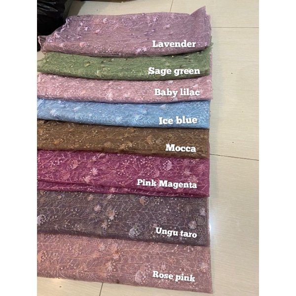 TILE AKAR MUTIARA BAHAN BLOUSE FASHION WANITA