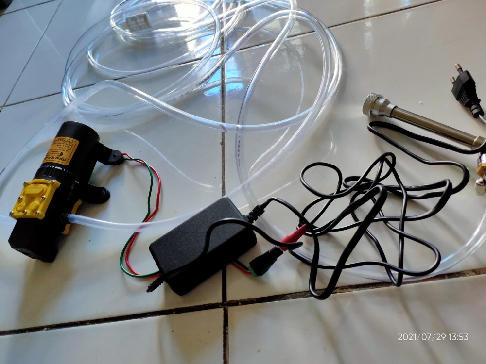 Paket Hemat Pompa 12v Alat Cuci Motor Sprayer Portable Steam Ongkir Cuma 1 Kg