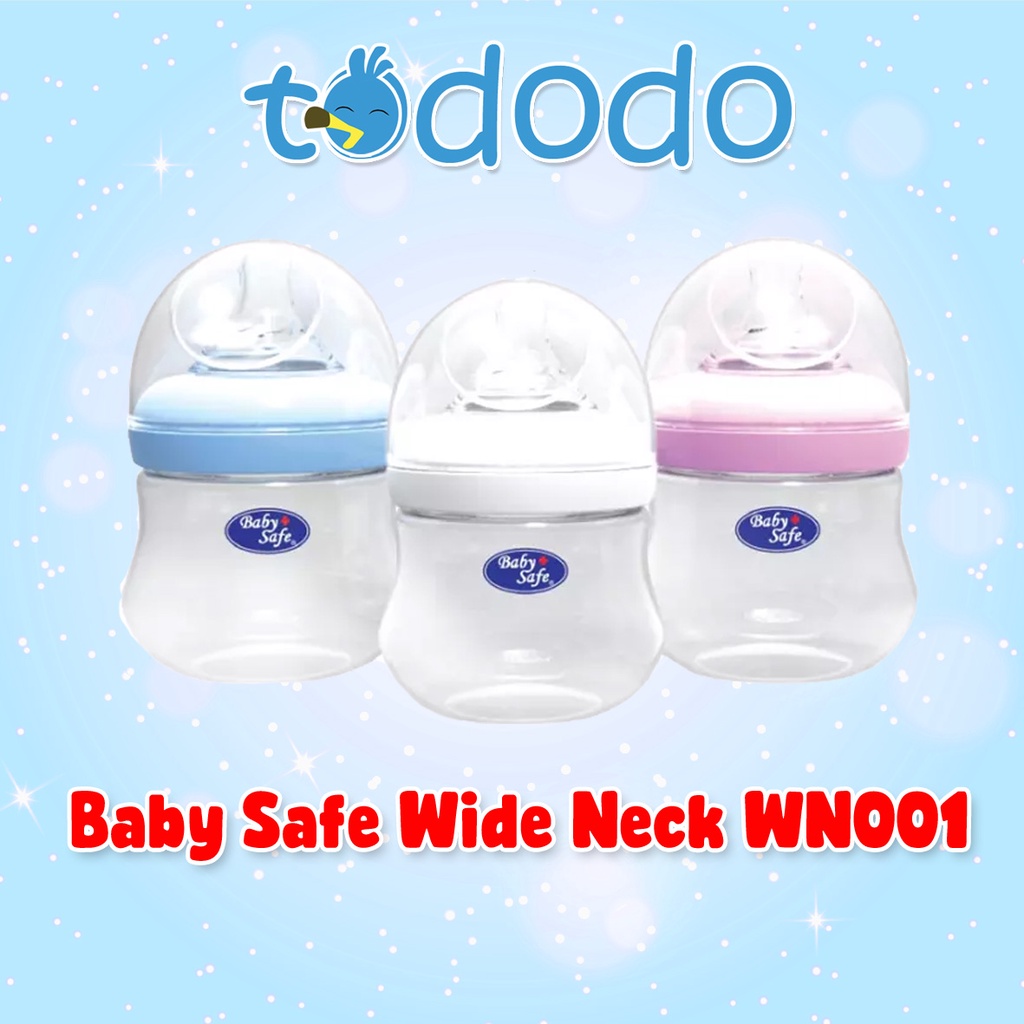 Baby Safe Wide Neck Bottle 125ml WN001 - Botol Susu