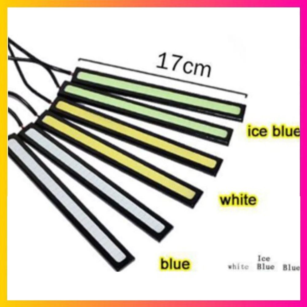 IndieShopia - LAMPU DRL PLASMA LED COB 17CM LAMPU DEPAN MOTOR MOBIL LED STRIP