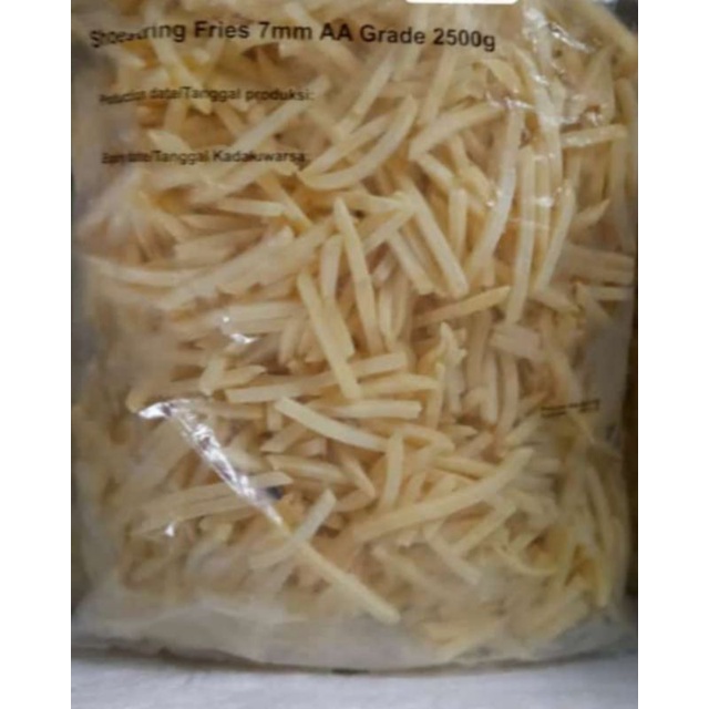 

kentang beku shoestring repack 1 kilo Aviko