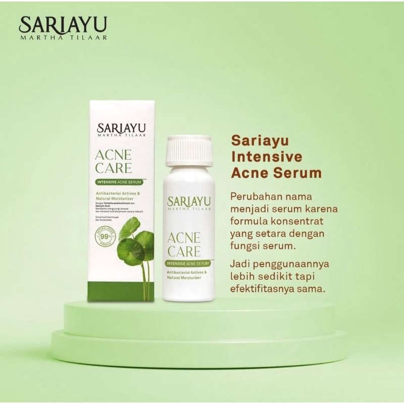 Sariayu Intensive Acne Care serum Plus belerang halus and pegagan