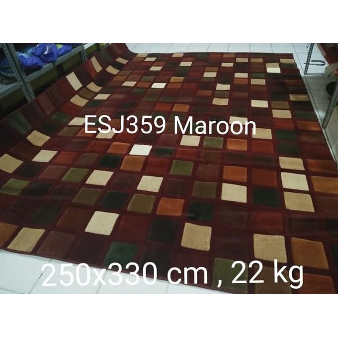 PROMO TERMURAH Karpet Permadani Super Besar tebal Extacy 250x330 cm DR282