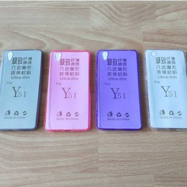 Jelly case Vivo 1707 Y51L Softcase Ultrathin Transparan Vivo Y51