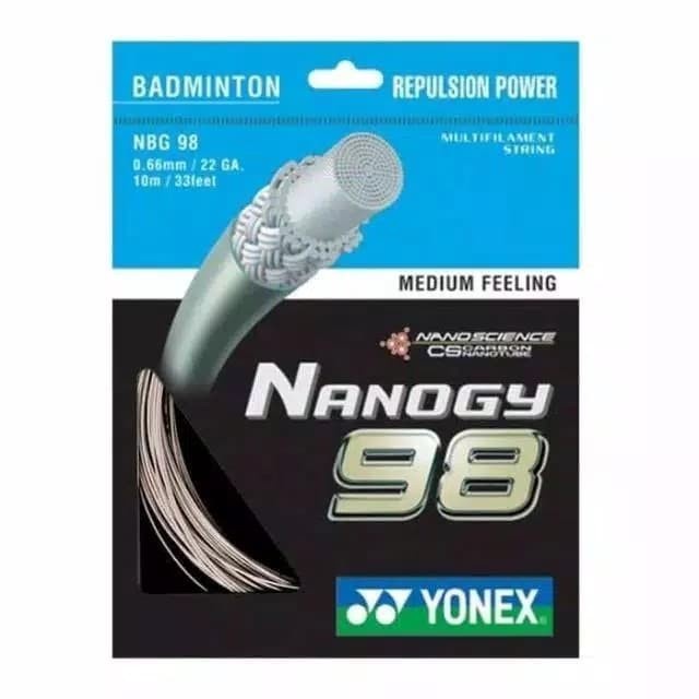 Senar Raket Badminton SENAR RAKET BADMINTON YONEX ORIGINAL NANOGY 98 KODE SP HOLOGRAM Kuning - rando