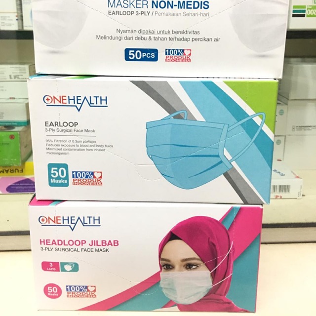 Masker medis hijab one health