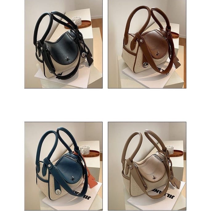 BJ63956 - BLACK/BLUE/BROWN/KHAKI - TAS SLEMPANG FREE GANTUNGAN TOTEBAG HANDBAG TOP HANDLE WANITA FASHION IMPORT MODIS ELEGAN TERMURAH TERLARIS TERBARU BAGSTORE JAKARTA  ZCJ3956 EL5945 JTF622 LT2024 BQ3365 CR7815