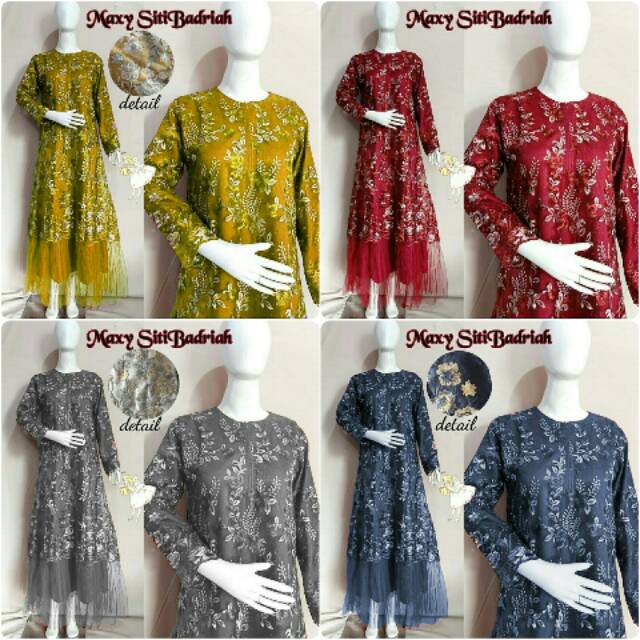 MX Siti Badriah (alg) *ai / fashion baju muslim / gamis