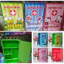 [DZS] KOTAK OBAT P3K KARAKTER DORAEMON KEROPPI HELLO KITTY PPPK