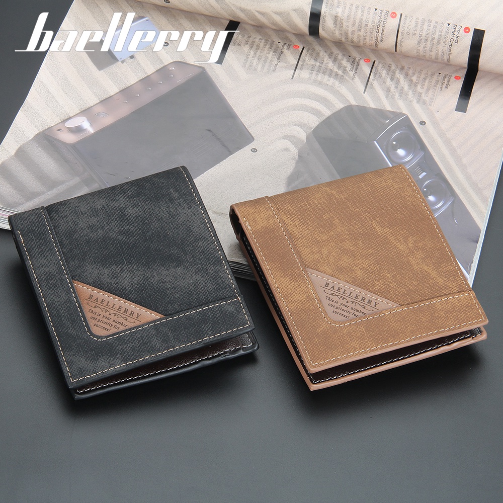 BAELLERRY DR068 Dompet Pria Bahan Kulit PU Leather Premium WATCHKITE WKOS