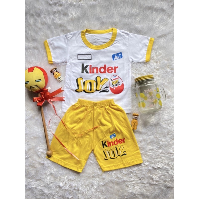 COSTUM NAMA/REGUEST NAMA SETELAN KARAKTER KINDER JOY 6-12 BULAN PAKAI ALL SIZE