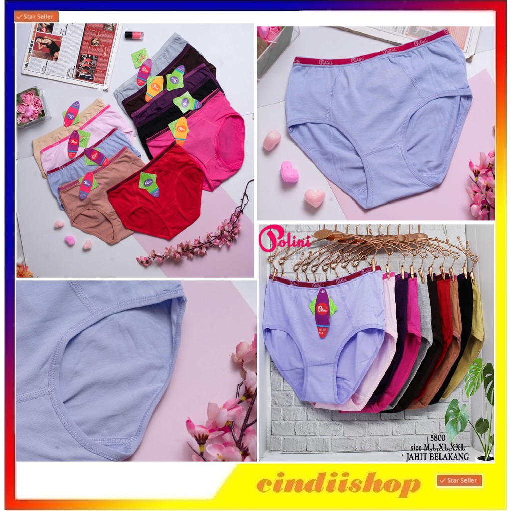 Celana Dalam Polini Wanita Cd Undies Cewek Sempak Dewasa Polini 5800
