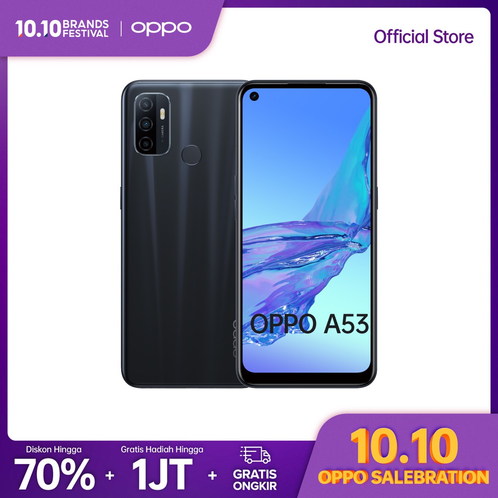 OPPO A53 4GB/64GB [Fast Charging 18W, 5000 mAh, 90Hz