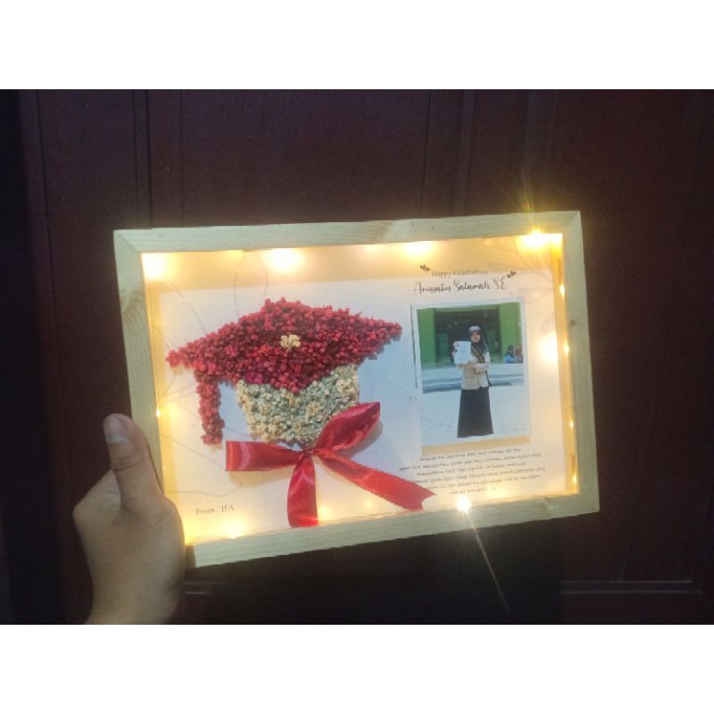 Flower in Frame / Bunga Bingkai / Bunga Kering / Kado Unik