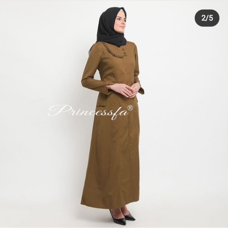 princessfa /Seragam PNS gamis kombinasi batik/Blazer PNS/Baju Pemda/baju pns / seragam pdh