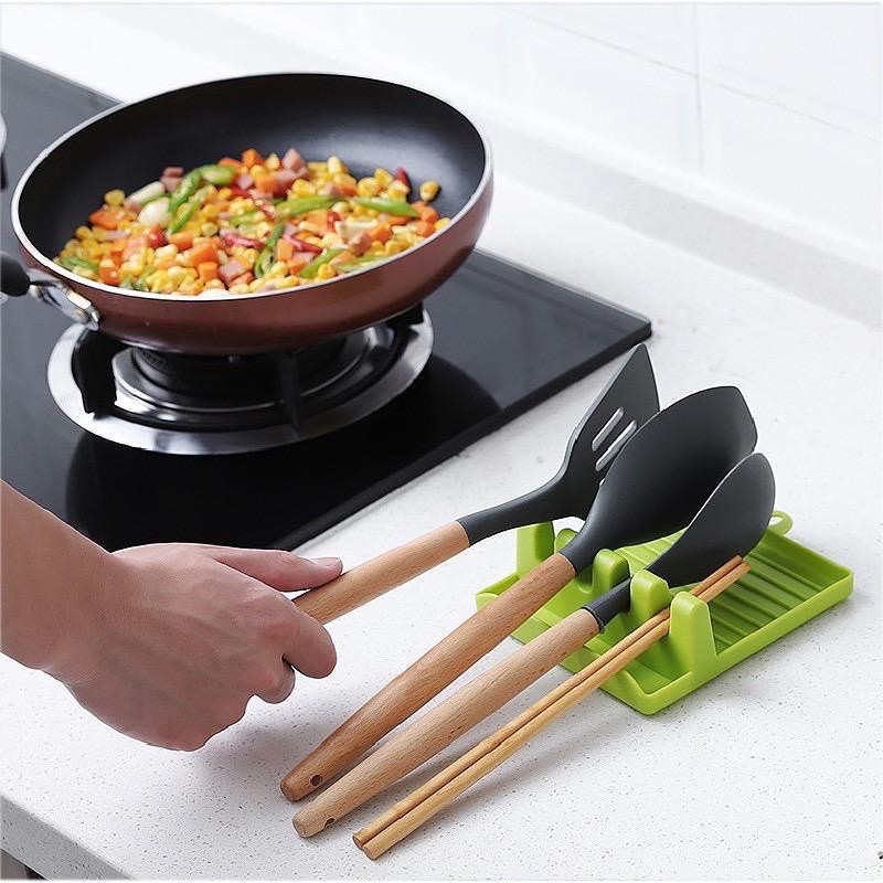 Tatatan Holder Spatula Sendok Sumpit Tutup Panci Alas Alat Dapur