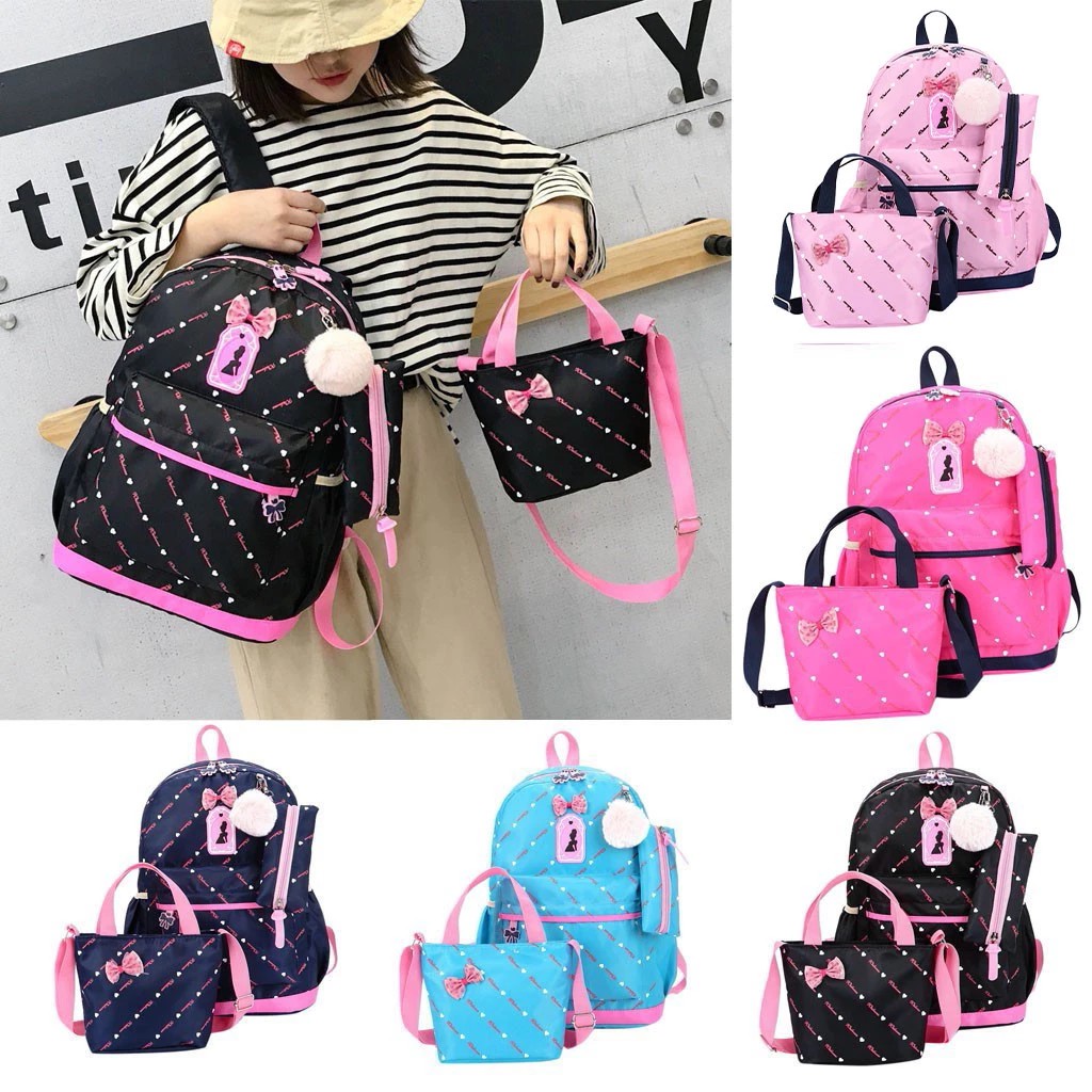 CUCI GUDANG! PRINCESS 3IN1 RANSEL/RANSEL KANVAS/RANSEL ANAK/RANSEL BERANAK/TAS SEKOLAH