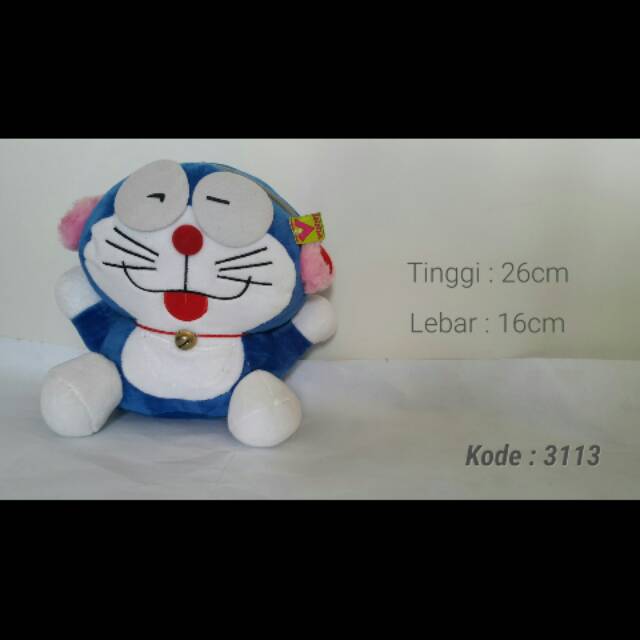 Doraemon Headset Boneka Lucu Murah Bagus Berkualitas Lembut Halus Soft Toys Mainan Anak Animal Karak