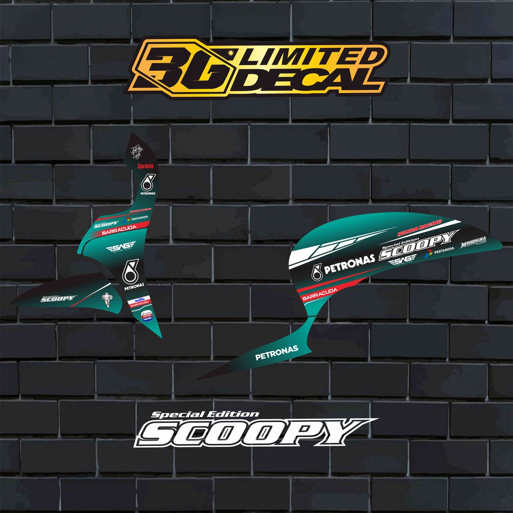 Striping SCOOPY 2021 Motif Petronas