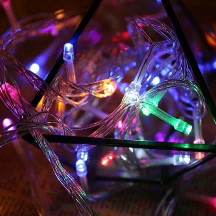 Lampu Tumbir , Natal Led , Dekorasi , Twinkle Light RGB , WARNA WARNI