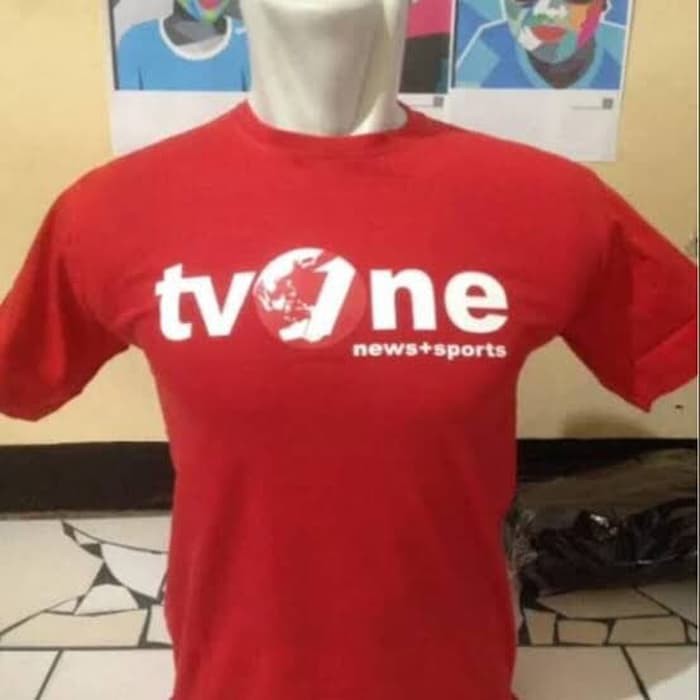 Kaos Baju Obral Combed 30 Distro TVONE NEWS SPORTS polos custom