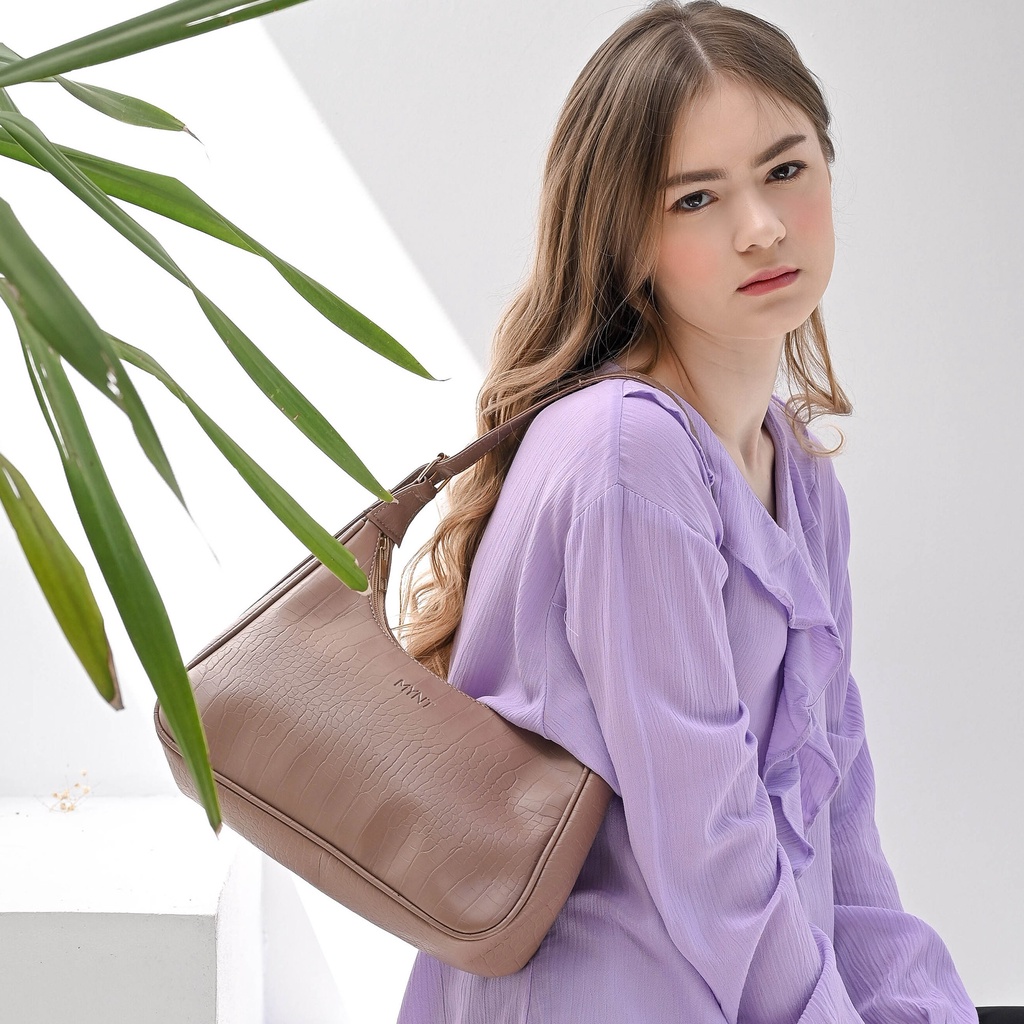MYNT by Mayonette Boram Shoulder Bag Croco Vintage Bag Tas Wanita Terbaru 2021-1