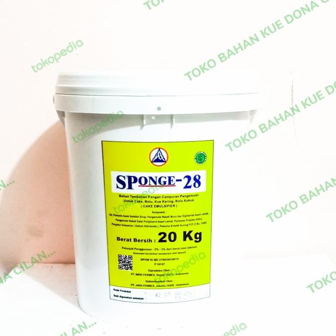 

SP SPONGE 28 RE-PACK 500 GR MURAH / SP REPACK 500 GR BERMUTU Kode 996