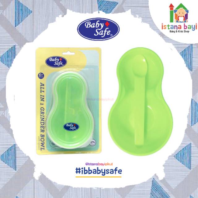 Baby Safe Grinder Bowl with Spoon / Mangkok Makan Bayi BS352