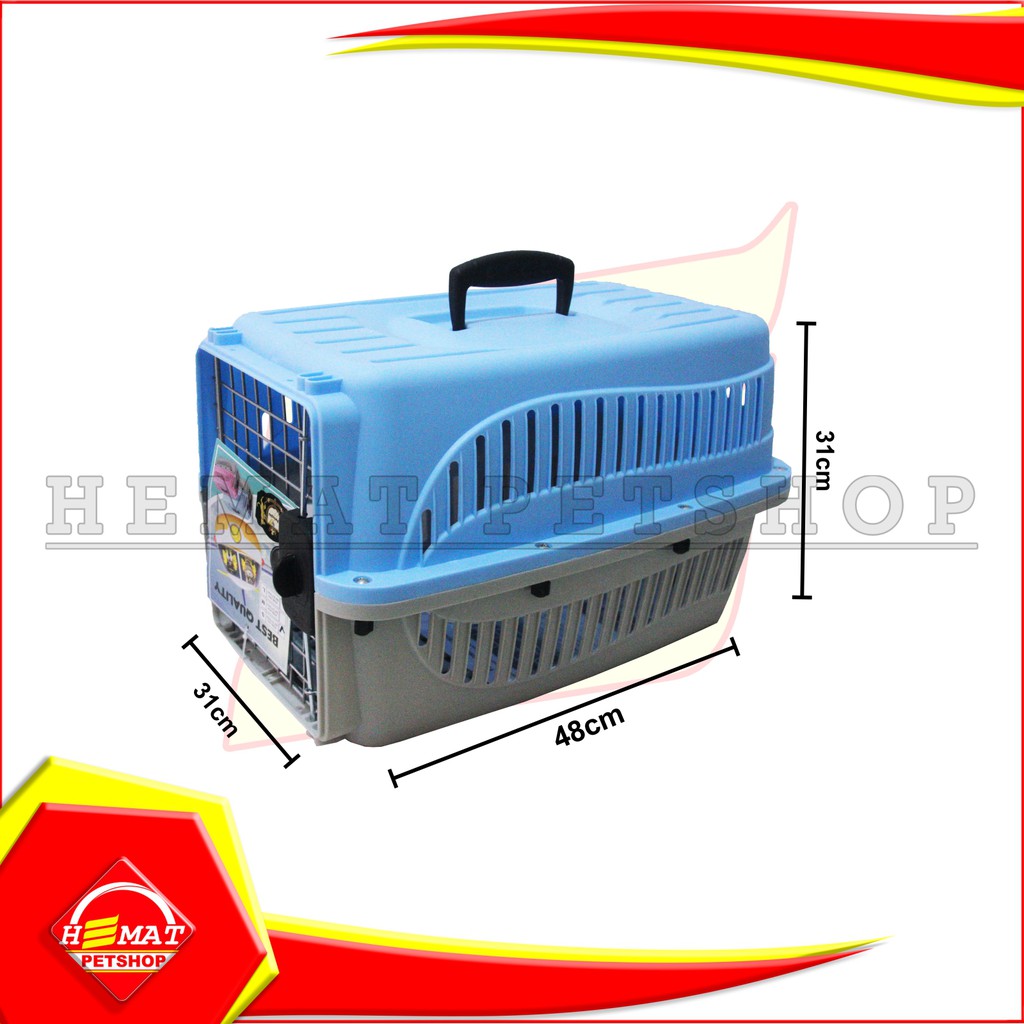 PET CARGO travel Kennel Box kandang murah kucing cat cage