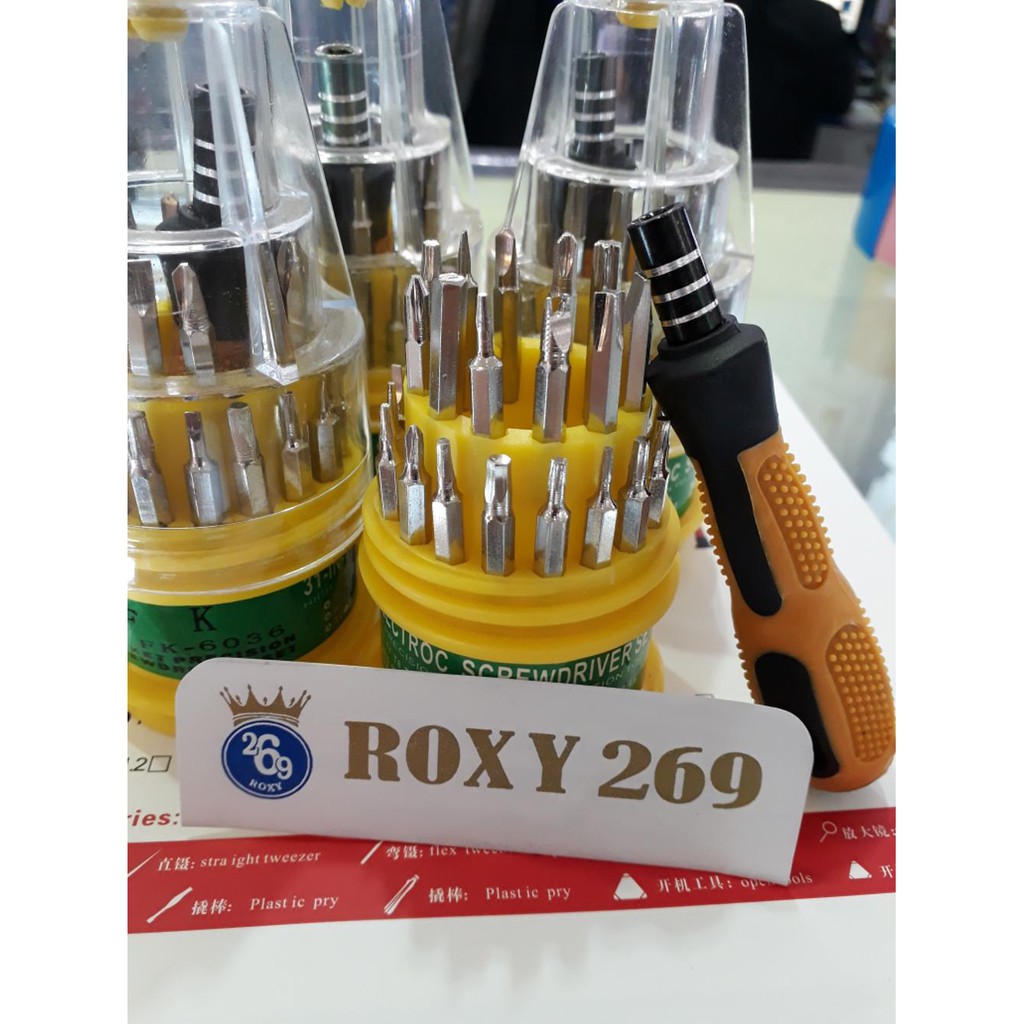 Obeng Telor Set Masa Kini Macam Rupa Obeng Drei Hp Handphone iPhone - Android - Samsung Oppo Lenovo