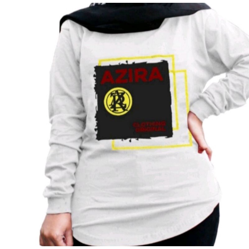 Kaos Lengan Panjang Azira/Kaos Hijab Azira Original