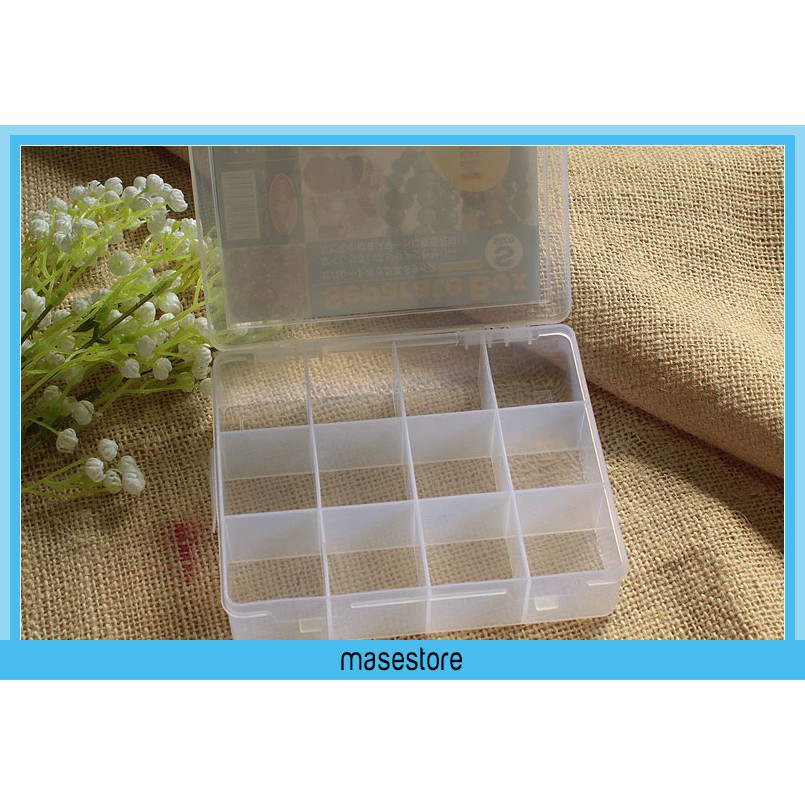 

1 Buah Compartment Box 12 Sekat 11,5 x 14 cm BX-05 Masestore Craft