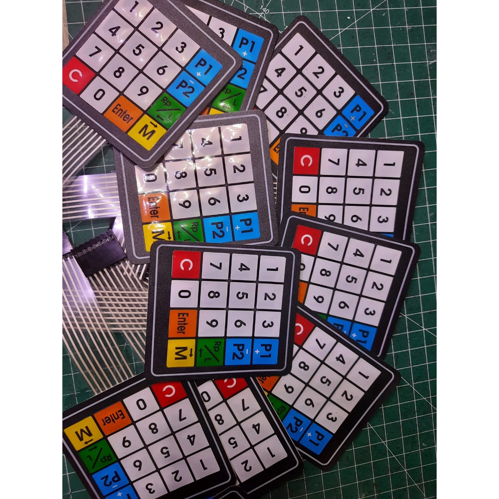 Keypad Pom Mini Digital Original Custom Laminasi
